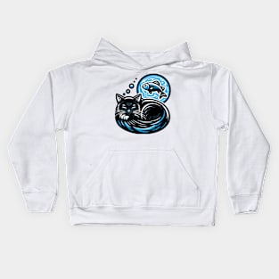 Cat Dreams Kids Hoodie